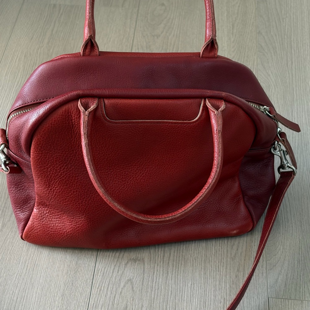 Margaret  HowellElegant Red Leather Handbag